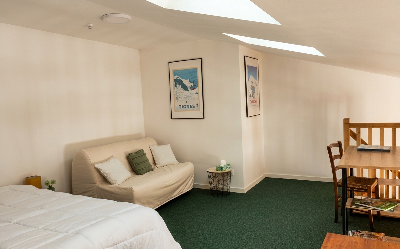 La chambre de l'écrin des marmottes