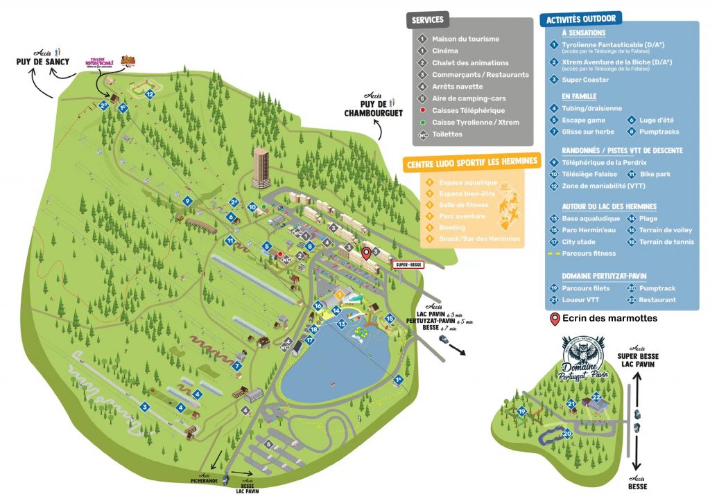Emplacement de l'écrin des marmottes